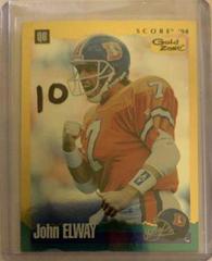 John Elway [Gold Zone] #7 Football Cards 1994 Panini Score Prices