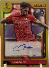 Luka Sucic [Gold] #A-LS Soccer Cards 2021 Topps Merlin Chrome UEFA Autographs Prices