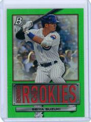 Seiya Suzuki [Green] Baseball Cards 2022 Bowman Platinum Renowned Rookies Prices