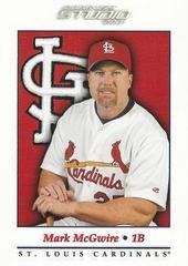 Mark McGwire Baseball Cards 2001 Studio Prices