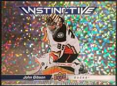 John Gibson [Gold Sparkle] #IN-20 Hockey Cards 2023 Upper Deck Instinctive Prices