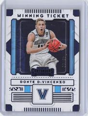 Donte DiVincenzo [Purple] Basketball Cards 2020 Panini Contenders Draft Picks Winning Tickets Prices