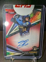 Jackson Chourio [Red] #B22-JCH Baseball Cards 2022 Bowman's Best of Autographs Prices