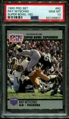 Ray Nitschke #92 Football Cards 1990 Pro Set Super Bowl 160 Prices