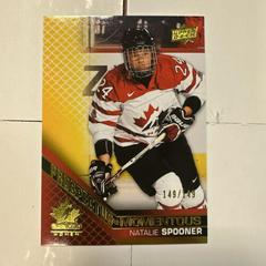 Natalie Spooner [Yellow] Hockey Cards 2022 Upper Deck Team Canada Juniors Prospectus Momentous Prices