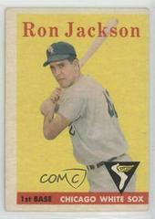 Ron Jackson #26 Baseball Cards 1958 Topps Prices