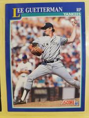 Lee Guetterman #34 Baseball Cards 1991 Score Prices