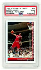 LeBron James [Chrome Refractor] Basketball Cards 2005 Bowman Prices
