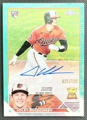 Adley Rutschman [Aqua Wave] #RA-AR Baseball Cards 2023 Topps Chrome Rookie Autographs Prices