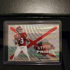 Bryce Young [Prismatic Red] #SP-BY1 Football Cards 2022 Leaf Metal Draft State Pride Prices