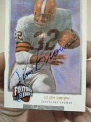 Jim Brown [Autograph Platinum] #225 Football Cards 2008 Upper Deck Heroes Prices