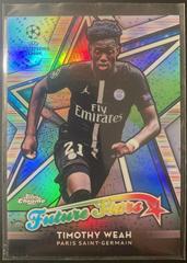 Timothy Weah [Orange Refractor] #FS-TW Soccer Cards 2018 Topps Chrome UEFA Champions League Future Stars Prices
