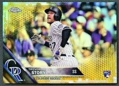 Trevor Story [Gold Refractor] Baseball Cards 2016 Topps Chrome Update Prices