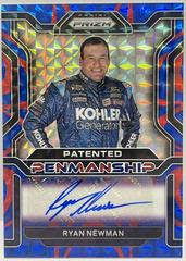 Ryan Newman [Reactive Blue] #PP-RN Racing Cards 2022 Panini Prizm Nascar Patented Penmanship Autographs Prices