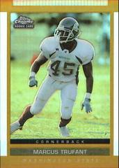 Marcus Trufant [Chrome Gold Refractor] Football Cards 2003 Topps Draft Picks & Prospects Prices