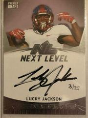 Lucky Jackson [Silver] #NL-LJ Football Cards 2020 Sage Hit Next Level Signatures Prices