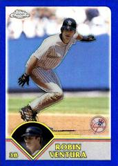 Robin Ventura [Black Refractor] #287 Baseball Cards 2003 Topps Chrome Prices