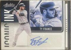 Ty France [Retail] #II-TF Baseball Cards 2022 Panini Absolute Iconic Ink Autographs Prices