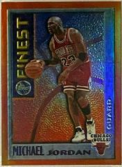 Michael Jordan [Orange Bordered Refractor] #M1 Basketball Cards 1995 Finest Mystery Prices