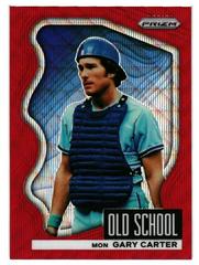 Gary Carter [Red Wave Prizm] Baseball Cards 2022 Panini Prizm Old School Prices