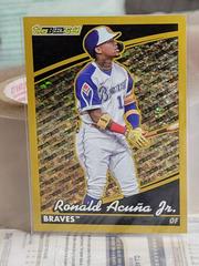 Ronald Acuna Jr. [Gold] #BG-4 Baseball Cards 2022 Topps Update Black Gold Prices