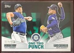 Robbie Ray, Luis Castillo [Black] #12P-24 Baseball Cards 2023 Topps One Two Punch Prices