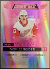Moritz Seider [Pink] #148 Hockey Cards 2021 Upper Deck Credentials Prices