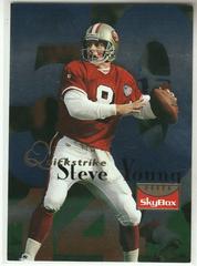 Steve Young Football Cards 1995 Skybox Premium Quickstrike Prices