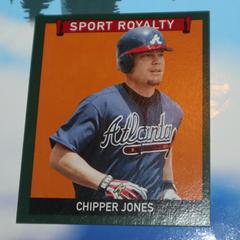 Chipper Jones [Mini Black Back] Baseball Cards 2009 Upper Deck Goudey Prices