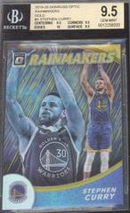 Stephen Curry [Gold] Basketball Cards 2019 Panini Donruss Optic Rainmakers Prices