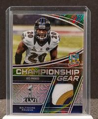 Ed Reed [Meta] #CG-ERE Football Cards 2022 Panini Spectra Championship Gear Prices