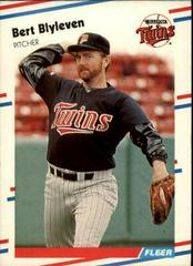 Bert Blyleven #4 Baseball Cards 1988 Fleer Prices