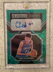Chet Holmgren [Choice Green] #SS-CH Basketball Cards 2022 Panini Prizm Sensational Signatures Prices