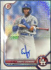 Eddys Leonard Baseball Cards 2022 Bowman Chrome Mega Box Mojo Autographs Prices