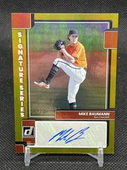 Mike Baumann [Gold] #SS-MB Baseball Cards 2022 Panini Donruss Signature Series Prices
