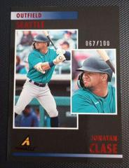 Jonatan Clase [Red] #4 Baseball Cards 2023 Panini Chronicles Pinnacle Prices