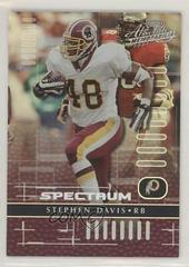 Stephen Davis [Spectrum] Football Cards 2001 Playoff Absolute Memorabilia Prices