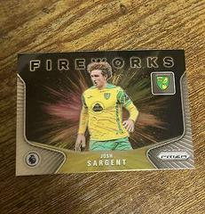 Josh Sargent #13 Soccer Cards 2021 Panini Prizm Premier League Fireworks Prices