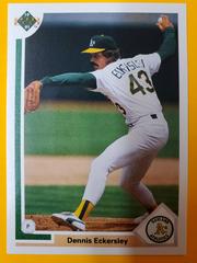 Dennis Eckersley #172 Baseball Cards 1991 Upper Deck Prices