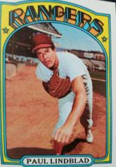 Paul Lindblad #396 Baseball Cards 1972 Topps Prices
