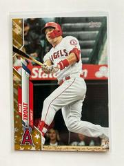 Mike Trout [Gold Stars] #1 Baseball Cards 2020 Topps Complete Set Prices