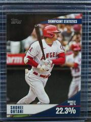 Shohei Ohtani [Black] #SS-3 Baseball Cards 2022 Topps Significant Statistics Prices