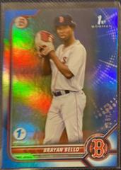 Brayan Bello [Blue Foil] Baseball Cards 2022 Bowman 1st Edition Prices
