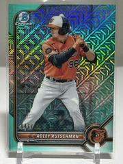Adley Rutschman [Aqua Refractor Mega Box Mojo] #BCP-29 Baseball Cards 2022 Bowman Chrome Prospects Prices