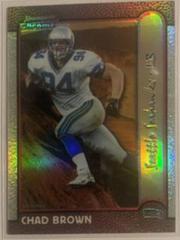 Chad Brown [Interstate Refractor] Football Cards 1999 Bowman Chrome Prices