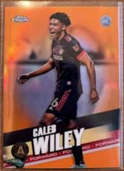 Caleb Wiley [Orange] #3 Soccer Cards 2022 Topps Chrome MLS Prices