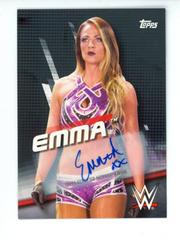 Emma [Silver Autograph] #22 Wrestling Cards 2016 Topps WWE Divas Revolution Prices