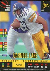 Carnell Lake Football Cards 1995 Panini Donruss Red Zone Prices