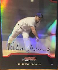 Hideo Nomo [Refractor] #35 Baseball Cards 2004 Bowman Chrome Prices