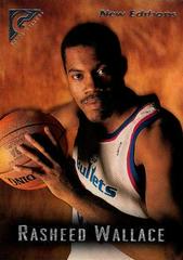 Rasheed Wallace #52 Basketball Cards 1995 Topps Gallery Prices